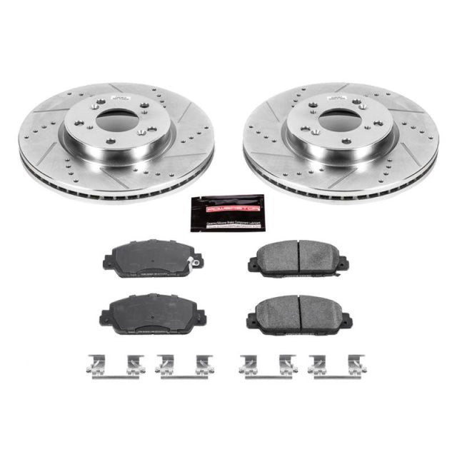 Power Stop 13-17 Honda Accord Front Z23 Evolution Sport Brake Kit - RPL Performance