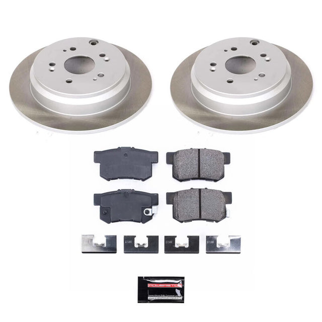 Power Stop 07-12 Acura RDX Rear Semi-Coated Rotor Kit - RPL Performance