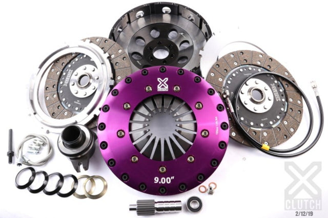 XClutch 86-92 Toyota Supra Base 3.0L 9in Twin Solid Organic Clutch Kit - RPL Performance