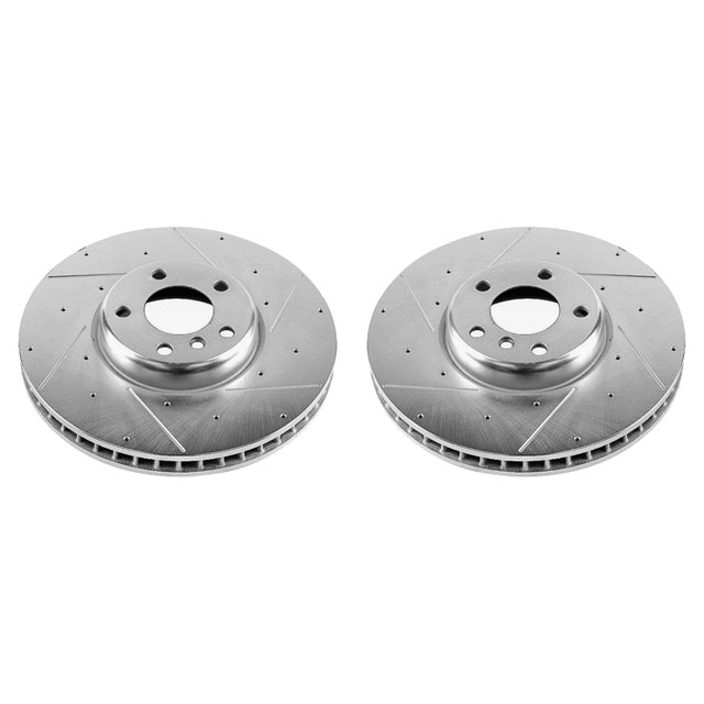 Power Stop 10-17 BMW 535i GT Front Evolution Drilled & Slotted Rotors - Pair - RPL Performance