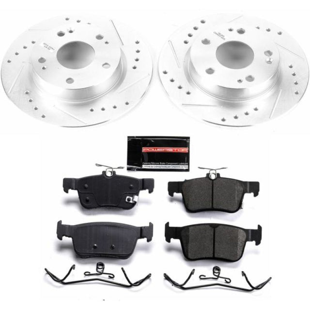 Power Stop 16-19 Honda Civic Rear Z23 Evolution Sport Brake Kit - RPL Performance