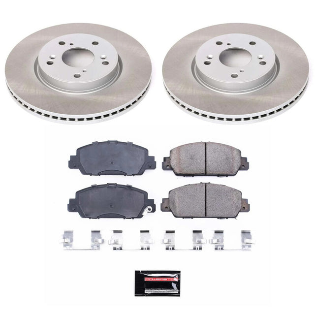 Power Stop 16-22 Honda HR-V Front Semi-Coated Rotor Kit - RPL Performance