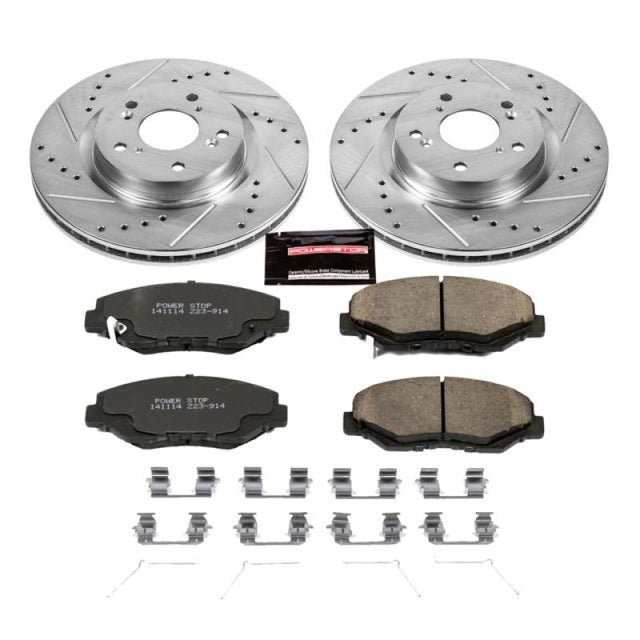 Power Stop 12-16 Honda CR-V Front Z23 Evolution Sport Brake Kit - RPL Performance