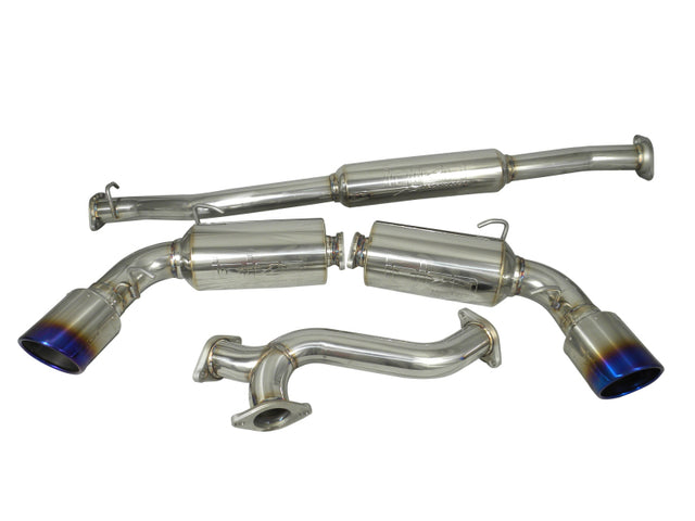 Injen 13-20 Subaru BRZ/Toyota 86 2.0L 4cyl SS CB Exhaust w/ Dual Injen Embossed Muffler - RPL Performance