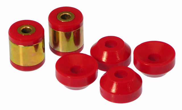Prothane 96-00 Honda Civic Upper/Lower Rear Shock Bushing - Red - RPL Performance