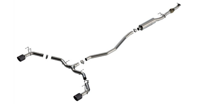 Borla 2023 Integra/22-23 Civic Si 1.5L 4 CYL. MT FWD 4DR 2.50in S-Type Catback Exhaust Carbon Fiber - RPL Performance