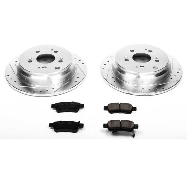 Power Stop 05-10 Honda Odyssey Rear Z23 Evolution Sport Brake Kit - RPL Performance