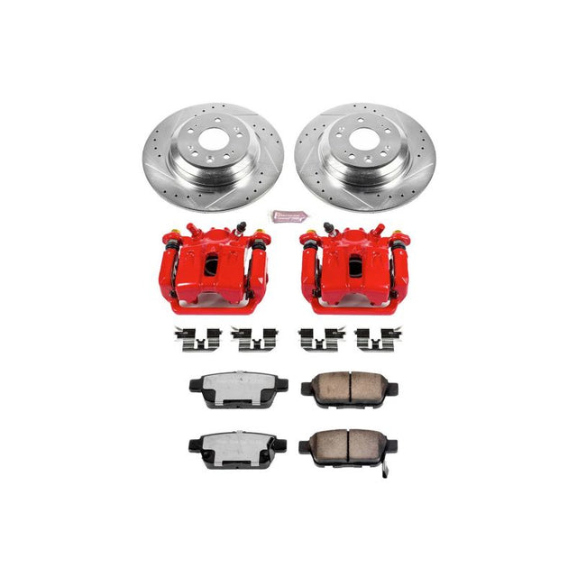 Power Stop 09-14 Acura TL Rear Z36 Truck & Tow Brake Kit w/Calipers - RPL Performance