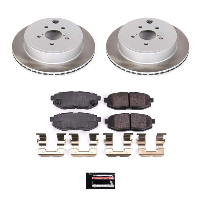 Power Stop 22-23 Toyota GR86 Rear Semi-Coated Rotor Kit - RPL Performance