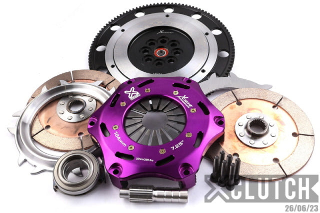 XClutch 97-01 Acura Integra RS 1.8L 7.25in Twin Solid Ceramic Clutch Kit - RPL Performance
