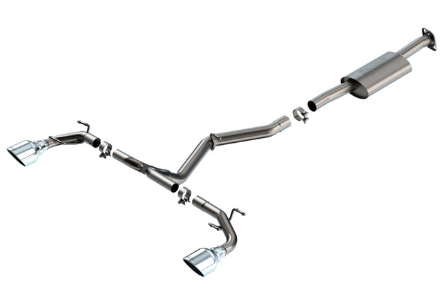 Borla 22-23 Subaru BRZ/Toyota GR86 2.4L RWD AT/MT S-Type Catback Exhaust - Polished Tips - RPL Performance