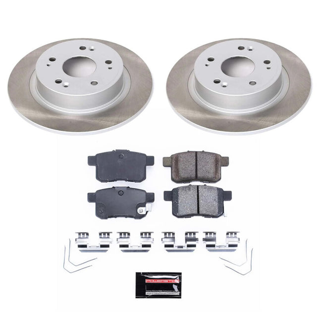 Power Stop 11-17 Honda Accord Rear Semi-Coated Rotor Kit - RPL Performance