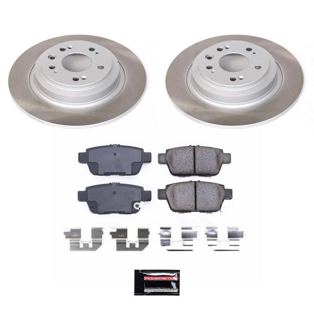 Power Stop 09-14 Acura TL Rear Semi-Coated Rotor Kit - RPL Performance