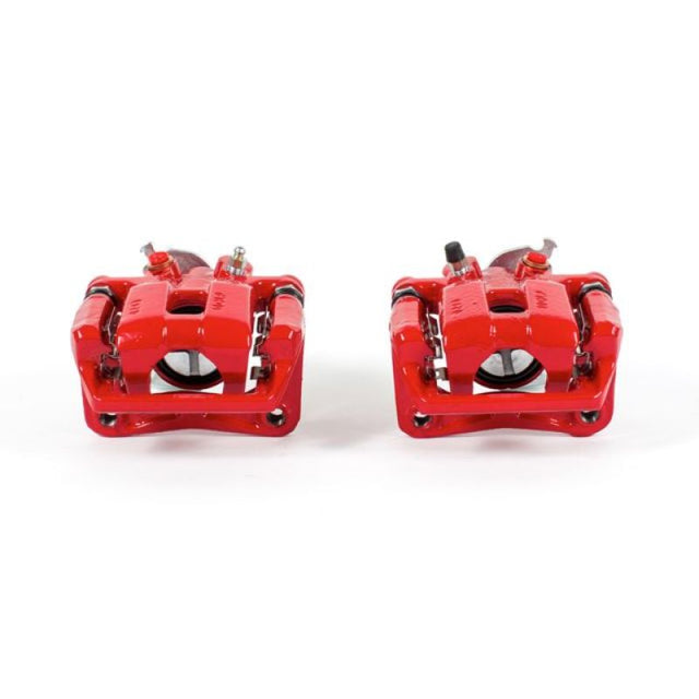 Power Stop 09-14 Acura TSX Rear Red Calipers w/Brackets - Pair - RPL Performance