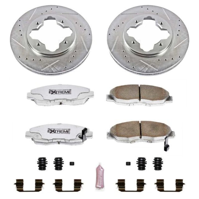 Power Stop 1997 Acura CL Front Z26 Street Warrior Brake Kit - RPL Performance