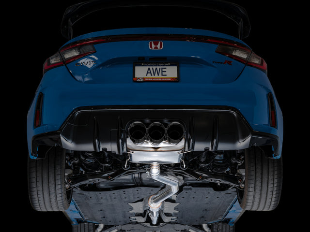 AWE Tuning 2023 Honda Civic Type R FL5 Touring Edition Exhaust w/ Triple Diamond Black Tips - RPL Performance