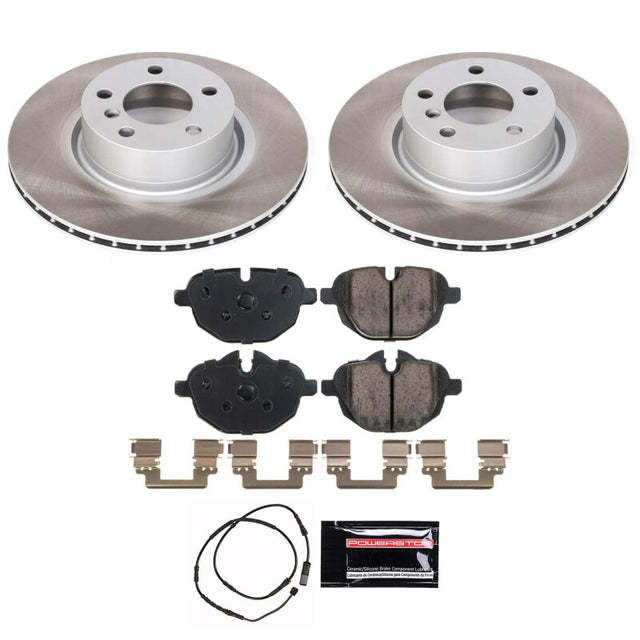 Power Stop 15-18 BMW X4 Rear Semi-Coated Rotor Kit - RPL Performance