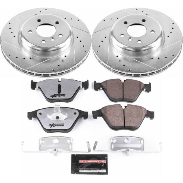 Power Stop 14-16 BMW 535d Front Z26 Street Warrior Brake Kit - RPL Performance