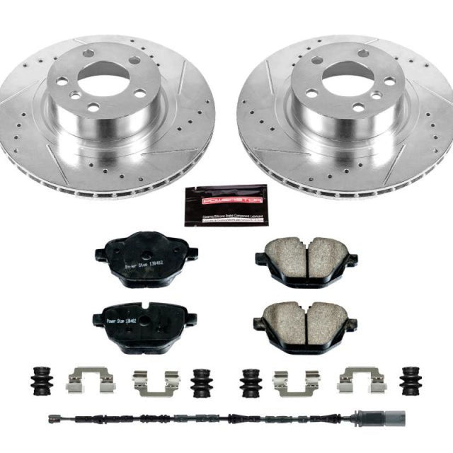 Power Stop 11-17 BMW X3 Rear Z23 Evolution Sport Brake Kit - RPL Performance
