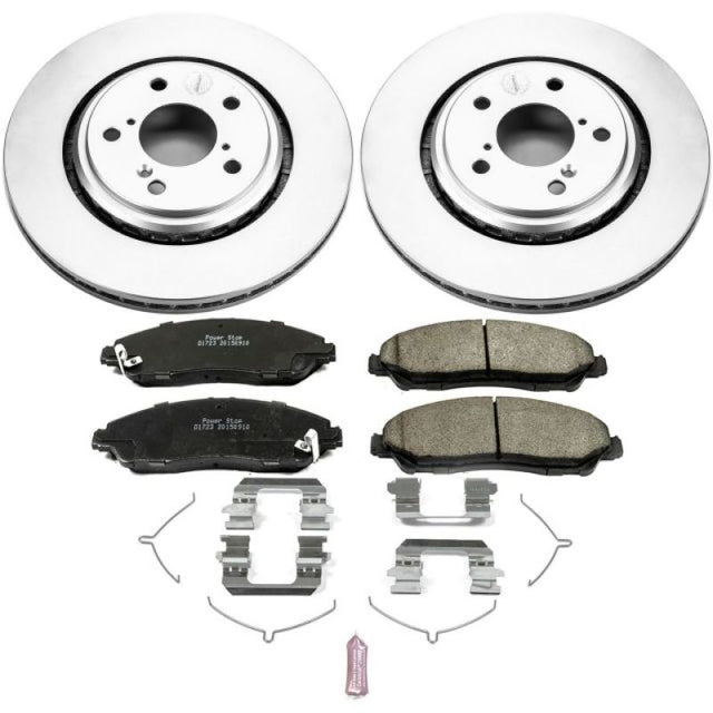 Power Stop 17-19 Acura MDX Front Z17 Evolution Geomet Coated Brake Kit - RPL Performance