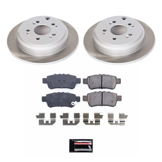 Power Stop 05-10 Honda Odyssey Rear Semi-Coated Rotor Kit - RPL Performance