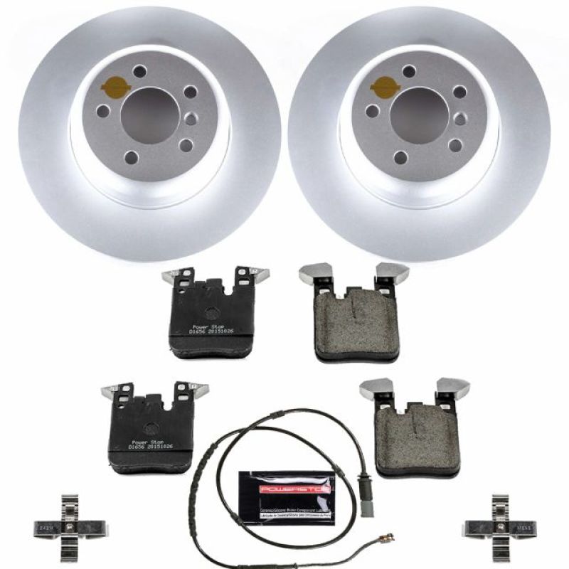Power Stop 16-18 BMW 320i xDrive Rear Z23 Evolution Sport Coated Brake Kit - RPL Performance