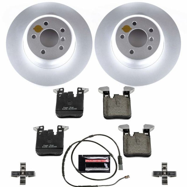 Power Stop 16-18 BMW 320i xDrive Rear Z23 Evolution Sport Coated Brake Kit - RPL Performance