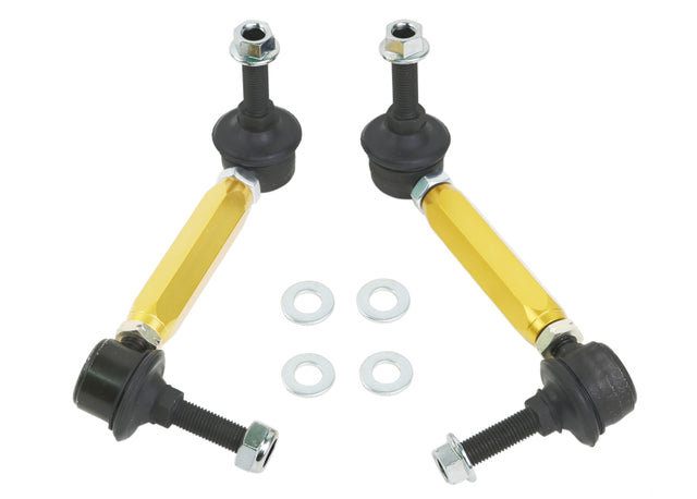 Whiteline Universal Sway Bar End Link Kit - 130-155mm Heavy Duty Adjustable - 10mm Ball Studs - RPL Performance