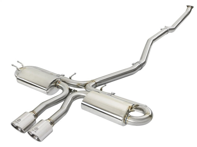 aFe Takeda 3in 304 SS Cat-Back Exhaust System w/Polished Tips 2017+ Honda Civic Si (4dr) I4 1.5L (t) - RPL Performance