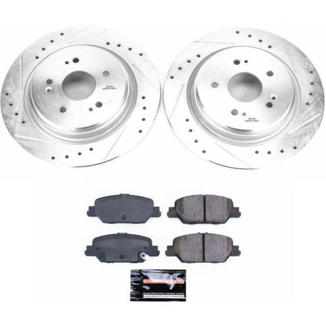 Power Stop 17-18 Honda CR-V Rear Z23 Evolution Sport Brake Kit - RPL Performance