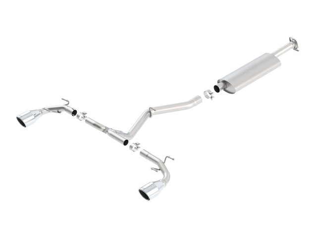 Borla 13-15 Scion FR-S 2.0L 4cyl 6spd / 13 Subaru BRZ 2.0L 4cyl 6spd SS Catback Exhaust - RPL Performance