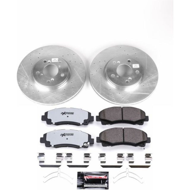 Power Stop 12-14 Honda Ridgeline Front Z36 Truck & Tow Brake Kit - RPL Performance