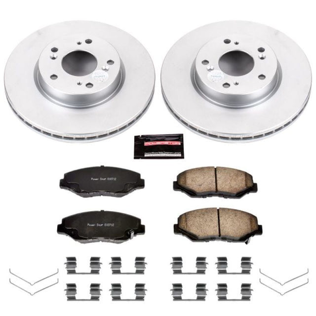 Power Stop 2013 Acura ILX Front Z17 Evolution Geomet Coated Brake Kit - RPL Performance