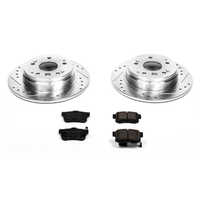 Power Stop 04-08 Acura TL Rear Z23 Evolution Sport Brake Kit - RPL Performance