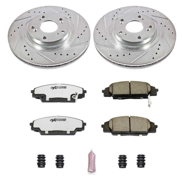 Power Stop 02-06 Acura RSX Front Z26 Street Warrior Brake Kit - RPL Performance