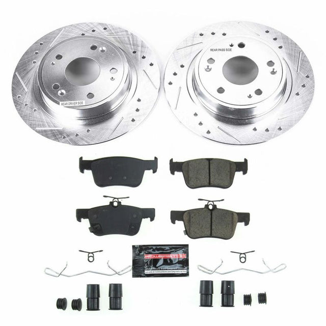 Power Stop 18-19 Honda Accord Rear Z23 Evolution Sport Brake Kit - RPL Performance