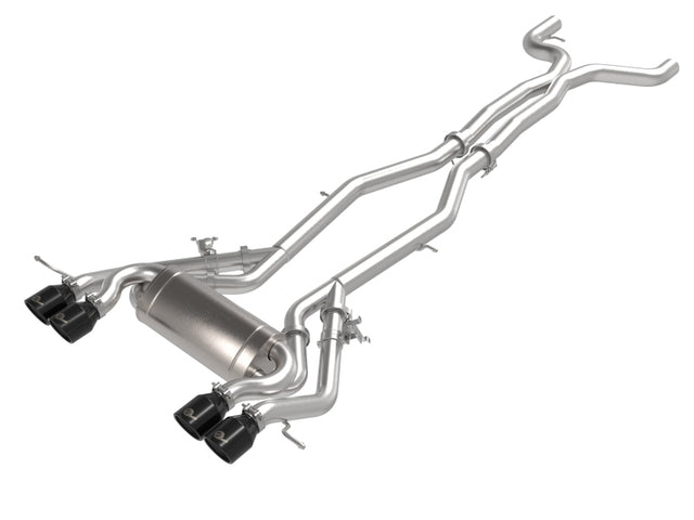 aFe MACHForce XP Exhausts Cat-Back SS 21 BMW M2 Competition L6-3.0L w/Black Tips - RPL Performance