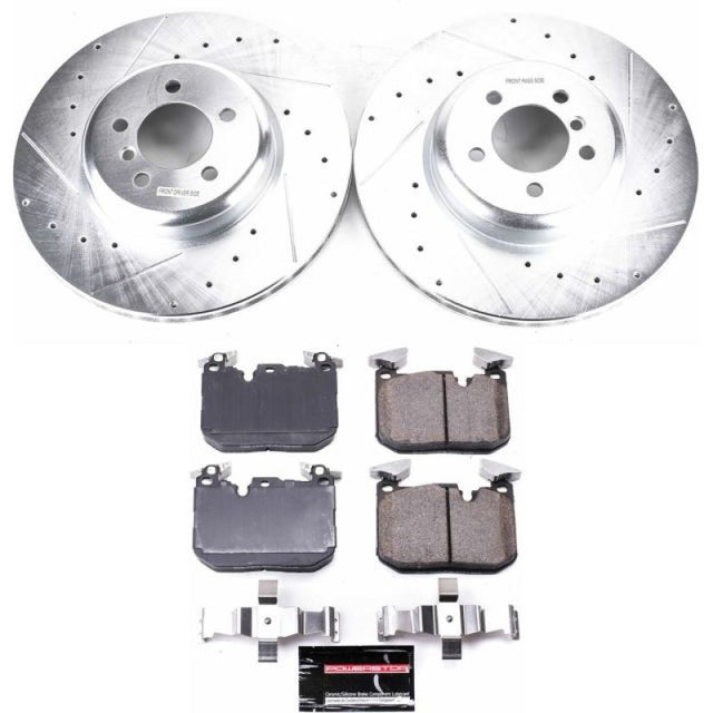 Power Stop 12-15 BMW 335i Front Z23 Evolution Sport Brake Kit - RPL Performance