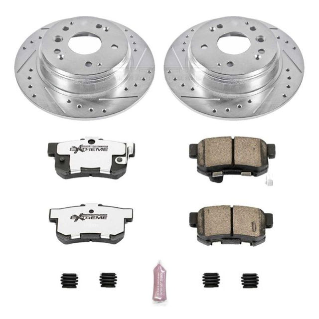 Power Stop 04-08 Acura TL Rear Z26 Street Warrior Brake Kit - RPL Performance
