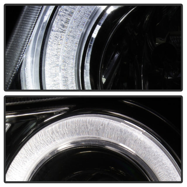 Spyder Honda Civic 06-08 2Dr Projector Headlights LED Halo Chrome High H1 Low H1 PRO-YD-HC06-2D-HL-C - RPL Performance