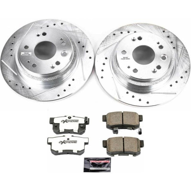 Power Stop 02-04 Acura RL Rear Z26 Street Warrior Brake Kit - RPL Performance