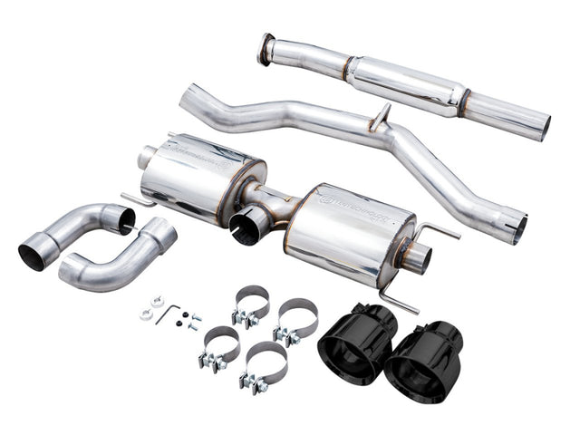 AWE Subaru BRZ/ Toyota GR86/ Toyota 86 Touring Edition Cat-Back Exhaust- Diamond Black Tips - RPL Performance