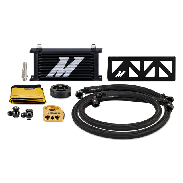 Mishimoto 22+ Subaru BRZ/Toyota GR86 Oil Cooler Kit Thermostatic - Black - RPL Performance