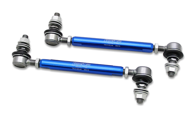 SuperPro 2013 Scion FR-S Base Front HD Adjustable End Link Set (12mm Studs 210mm-260mm Length) - RPL Performance