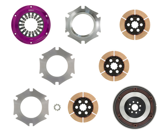 Exedy 1993-1998 Toyota Supra Twin Turbo L6 Hyper Triple Cerametallic Clutch Rigid Disc Pull Type - RPL Performance