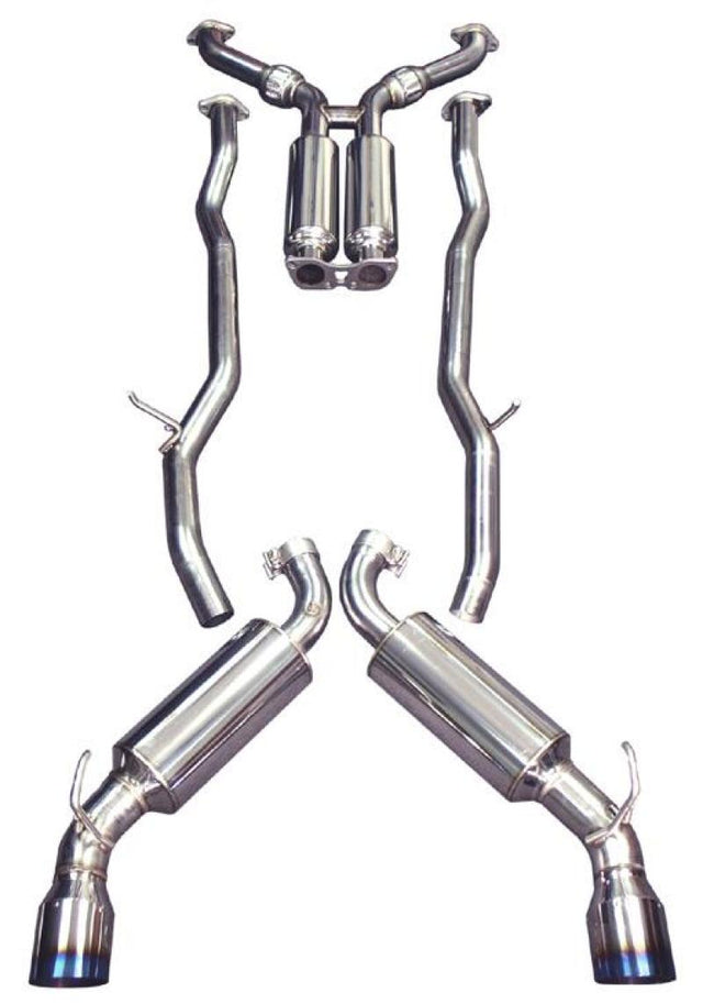 Injen 13-20 Subaru BRZ/Toyota 86 2.0L 4cyl SS CB Exhaust w/ Dual Injen Embossed Muffler - RPL Performance