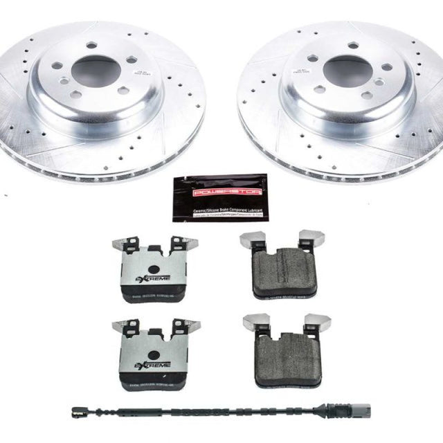 Power Stop 16-18 BMW 320i xDrive Rear Z26 Street Warrior Brake Kit - RPL Performance