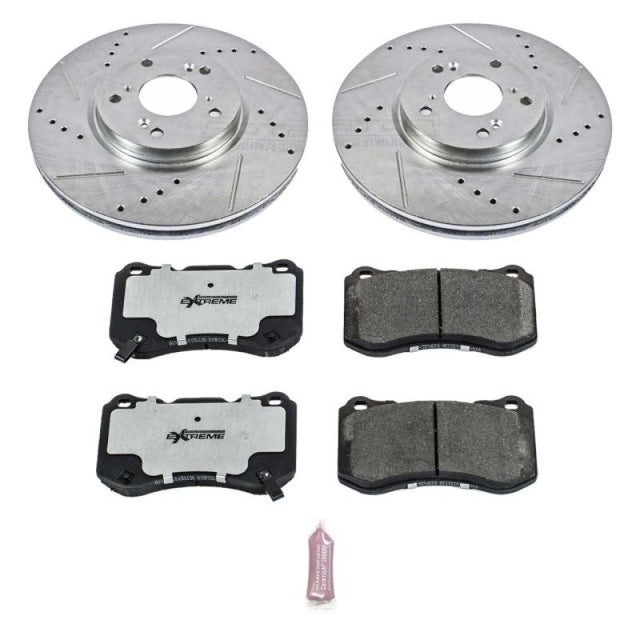 Power Stop 04-08 Acura TL Front Z26 Street Warrior Brake Kit - RPL Performance