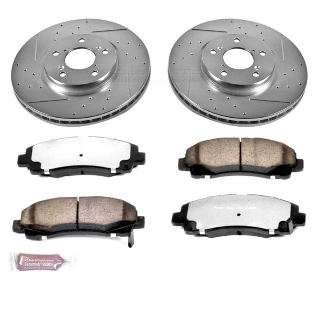 Power Stop 06-11 Honda Ridgeline Front Z36 Truck & Tow Brake Kit - RPL Performance