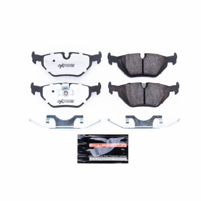 Power Stop 01-02 BMW 525i Rear Z26 Extreme Street Brake Pads w/Hardware - RPL Performance